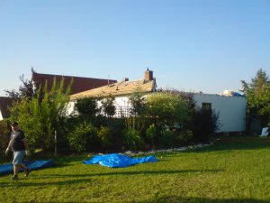 Bauzustand vor Umbau, Rückseite neue Loggia