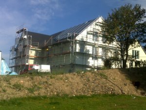 Vollwärmeschutz und PV-Anlage