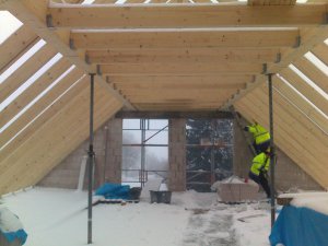Dachstuhl - Haus am Knock
